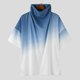 thumbnail image 3 of INCERUN Tops 2024 estilo coreano para hombre, camisetas de diseño de cuello alto con degradado de color, ropa de calle informal, camiseta holgada de media manga S-5XL, 3 of 5