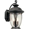 thumbnail image 3 of Westchester Bronze 3-Light Outdoor Line Voltage Hardwired Porch Light Wall Sconce with No Bulb Included, 3 of 3