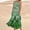 Green, variant on Midi Dresses for Women Cotton Linen Casual Summer Dresses Oversized Tunic Dress Plus Size Round Neck Printed Sleeveless Vest Dress Flowy Dress Baggy Beach Long Dress Sundress Black XXXL