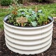 thumbnail image 5 of SnugNiture 3-Pack 2x2x1.5 ft Galvanized Raised Garden Bed, White Outdoor Planter Box for Vegetables, 5 of 12
