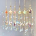 thumbnail image 3 of Nvzi Atrapasueños de cristal con forma de bola, adorno colgante para ventana, jardín, decoración navideña - B02, 3 of 5
