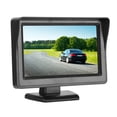 thumbnail image 3 of Monitor de coche, monitor digital HD de 4,3 pulgadas Monitor de visión trasera de coche Pantalla de visión trasera Solución innovadora, 3 of 9