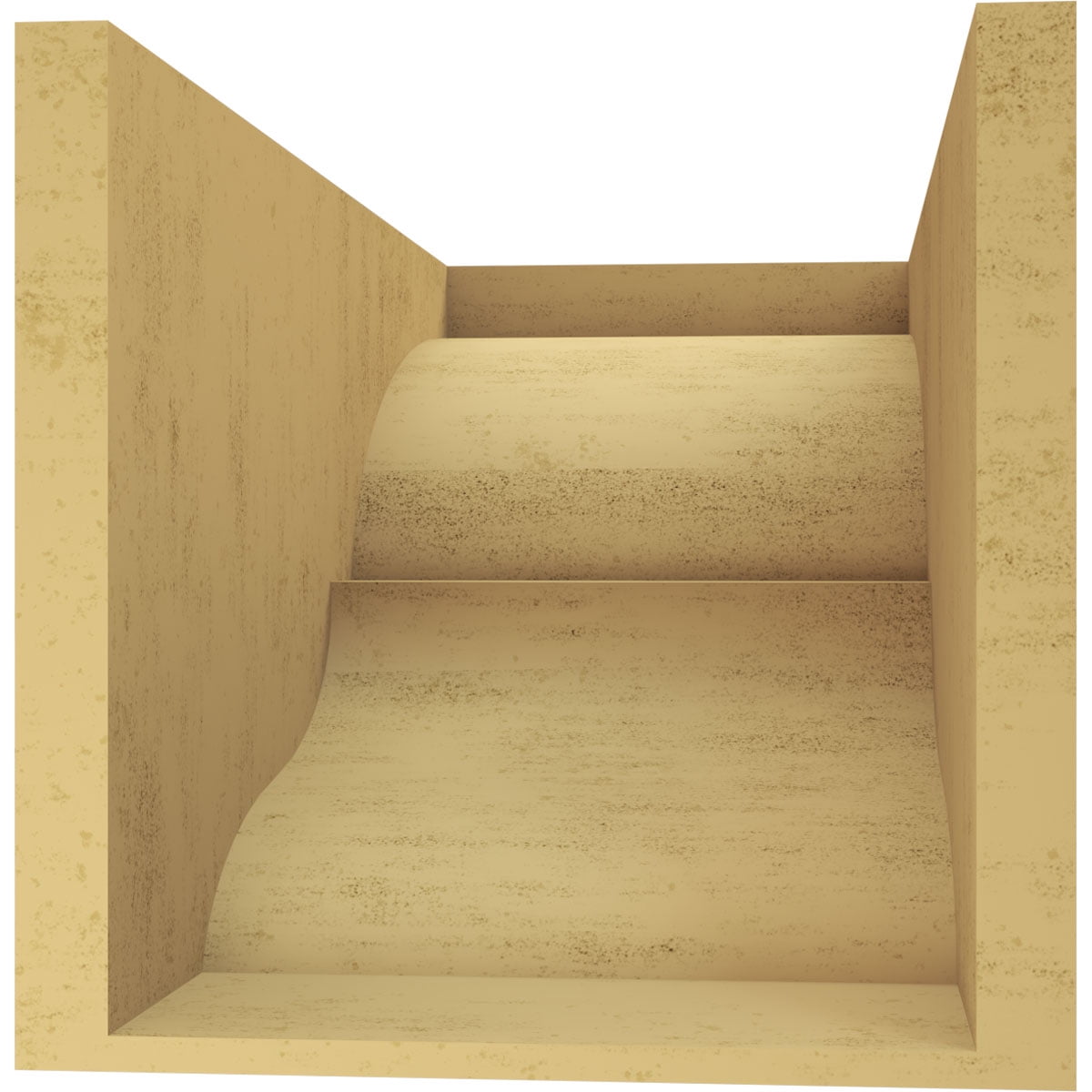 11"W x 22"D x 11"H Wide Asheboro Rough Cedar Woodgrain TimberThane Corbel, Primed Tan