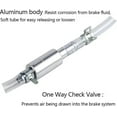thumbnail image 6 of GuanFun Universal Brake Bleeder Hose Kit with One-Way Check Valve | 2025 Upgrade Bleeding Tool for Hydraulic Brake System on Car and Motorcycle Clutch, 6 of 7