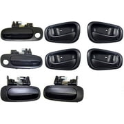 PT Auto Warehouse TO-2543A3199A-QP - Inner Interior Inside Door Handle - Front/Rear Left/Right, Set of 4