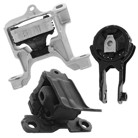 4M Auto Parts Hydraulic Front Right Engine Mount Rear Lower Engine Torque Strut Mount & Left Transmission Mount 3PCS Part Numbers. 10135 10220 9954