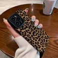 thumbnail image 4 of Applicable iPhone15ProMax iPhone Case Brown Leopard Print XR max Creative Case, 4 of 6