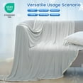 thumbnail image 3 of PHF Double Cooling Blanket for Hot Sleepers Twin Size, Arc-Chill Q-Max>0.5 with Double Cooling, Summer Blanket Absorbs Heat to Keep Cool All Night (Silver Grey, 60"x80"), 3 of 8