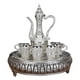 thumbnail image 1 of Webware Weecup 8 PCS Estilo Vintage Decantador De Vino Conjunto De Vino Con Tazas Y Bandeja De Plata Plata Magideal Webware Weecup, 1 of 7