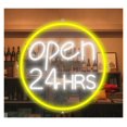 thumbnail image 1 of Letrero De Neón LED "Abierto Las 24 Horas" Para Pared, Ideal Para Decorar Negocios, Cafeterías, Bares, Restaurantes, Tiendas O Escaparates 43cm, 1 of 2