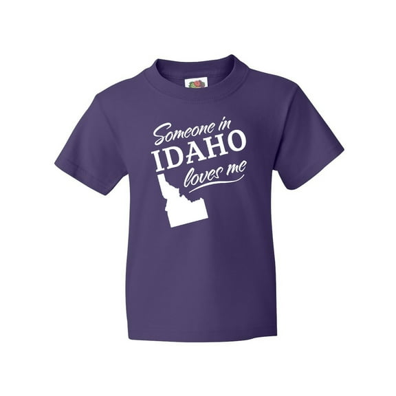 Inktastic Someone in Idaho Loves Me Youth T-Shirt