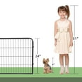 GoldCister Outdoor Playpen for Dogs Heavy Duty 16 Panels Dog Fences