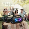 thumbnail image 6 of Tronsmart Bang SE Portable Speaker Waterproof, 40W Stereo Deep Bass, Colorful LED, IPX6, 24H Playtime, Lightweight Portable Design, Wireless Bluetooth Speaker for Party/Outdoor/Travel, 6 of 12