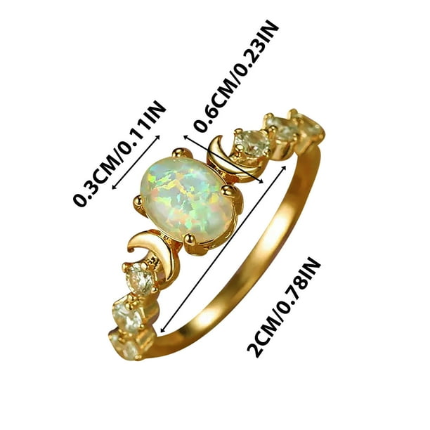Anillo Ovalado de Piedra Lunar En Plata 925 para Mujer: Piedra Lunar Auténtica con Detalles de Circonita, Un Brillo Azul Relajante, Regalo de Joyería Hipoalergénico.