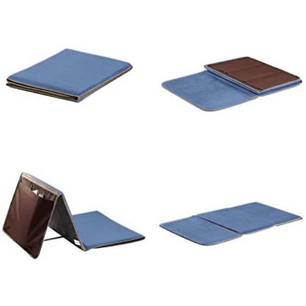 Folding Portable Meditation Exercise Yoga mat Back Support Floor