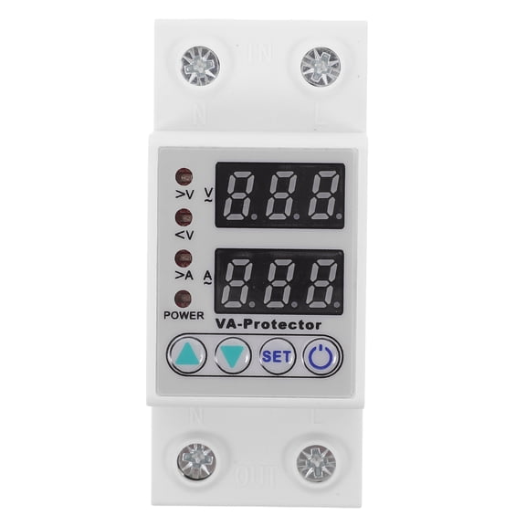 Raindrops Smart Voltage Protector for Home Use, Plastic Overvoltage and Undervoltage Safety Device