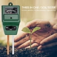 thumbnail image 3 of Medidor de pH de suelo 3 en 1, medidor de humedad, luz y pH. Kit de herramientas de jardinería para el cuidado de plantas. Ideal para jardines, céspedes y granjas. Uso en interiores y exteriores., 3 of 5