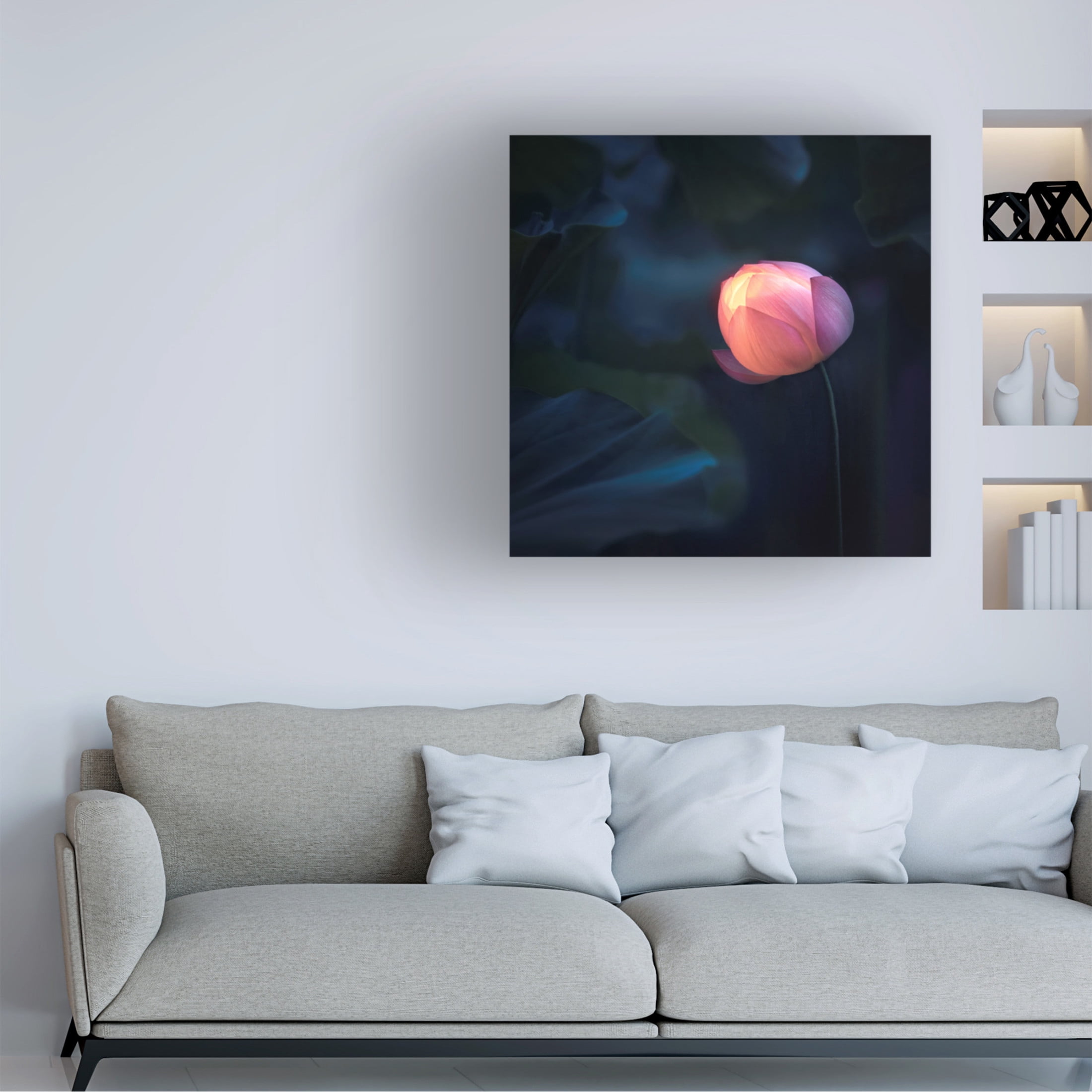 Trademark Fine Art Catherine W. Glow In Dark Canvas Wall Art