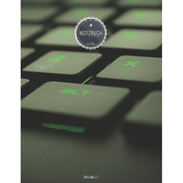 Zmudace Notizbuch Punktraster In Din A4 Softcover Zp202 Tastatur Grun 156 Leere Gepunktete Seiten Mit Personlichem Register Seitenzahlen Zeichenbuch Skizzenbuch Dot Grid Notebook Malbuch Notizheft Zum Selbstgestalten Paperback