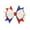 C, variant on OAVQHLG3B Independence Day American Flag Bow Hairpin