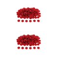 thumbnail image 1 of Sonducket 200 almohadillas de repuesto para medallón de difusor de aceite esencial de aromaterapia de 21 mm 2piezas rojo 200 piezas, 1 of 1