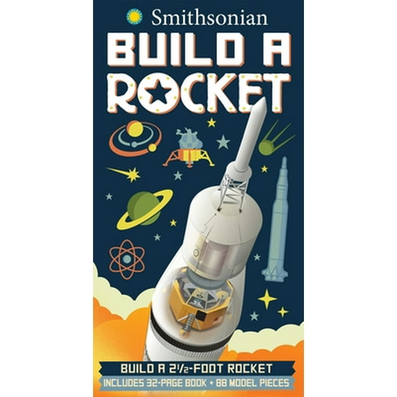 Pre-Owned Smithsonian Build the Rocket [With 32-Page Nonfiction Book on Space Travel and 88 Slotted Cardstock Piece Rocket Model] (Hardcover) 1684121485 9781684121489