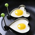 thumbnail image 4 of 10 Pack Stainless Steel Fried Egg Rings Set,Egg Shaper Pancake Form Mold Maker with Handle Non-Stick for Griddle Pan, 4 of 5