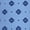 Cornflower Geo, variant on Aria Sleeveless 100% Cotton Nightgown with Pockets in 36",Women's Sizes XS-5X