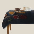 thumbnail image 3 of Wukai Various Herbs And Spices In Spoons Waterproof Tablecloth for Kitchen Dining, Fits Square Tables for 2-4 Seats -54"x54", 3 of 7