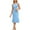 Light Blue, variant on Lovskoo 2024 Spring Dresses for Women 2024 Trendy Casual Solid Color Sleeveless Round-Neck Ankle Dress Black-2XL