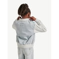 thumbnail image 2 of Justice Girls Denim Embroidered Bomber Jacket, Sizes XS - XLP, 2 of 8