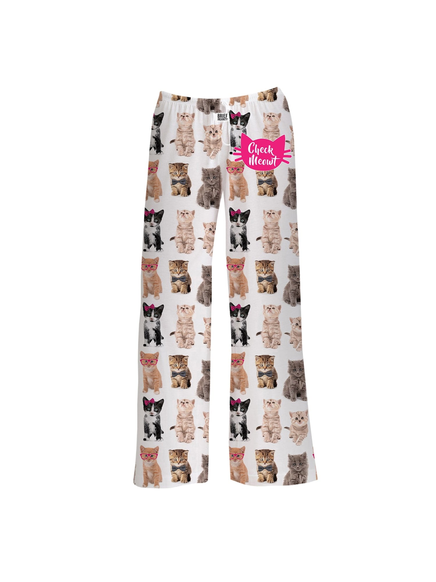 Brief insanity lounge pants cats sale
