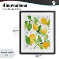 thumbnail image 4 of Stupell Industries Farmhouse Garden Lemons with Pastel Florals Black Framed Print Under Glass, 17 x 21, by Lanie Loreth, 4 of 8