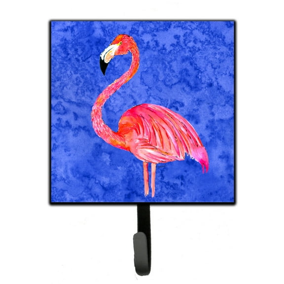 Carolines Treasures 8685SH4 Flamingo Leash or Key Holder Single Hook multicolor