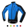 thumbnail image 1 of Men Cycling Jacket Waterproof Windproof Thermal Fleece Bike Jersey MTB Bicycle Riding Running Autumn Winter Jacket Coat, 1 of 7