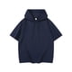 thumbnail image 3 of Ceisia Men's Relaxed Fit Short Sleeve Hooded T-Shirt with Drawstring and Side Pockets Navy M Gifts, 3 of 8
