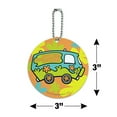 thumbnail image 6 of Scooby-Doo The Mystery Machine Round Luggage ID Tag Card Suitcase Carry-On, 6 of 8