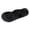 A-BK2579, variant on Womens Flat Slide Sandals Minimal Dual Knit Strap Raffia Sole Slip On Ladies Sandals Summer Beach Resort Everyday Casual Sandals