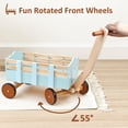 thumbnail image 2 of Carro de Madera PairPear para Niños Pequeños Juguete para Empujar y Tirar, 2 of 4