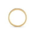 thumbnail image 4 of 10kt Yellow Gold Mens Round Diamond Wedding Band Ring 1/4 Cttw, 4 of 4