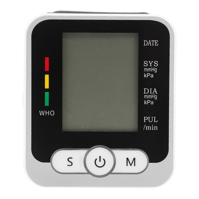 Wrist Blood Pressure Machine Digital Blood-Pressure Measure Tool Elderly Rectangular 8.00X7.00X7.00Cm 1Pack