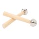 thumbnail image 1 of Campanas De Mano Orff, Juguete De Percusión De Madera Con De Madera De Abedul, Uso Cómodo Y Ligero, 2 Piezas De 12 Cm Para Reuniones Navideñas, 1 of 7