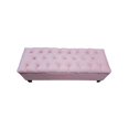 thumbnail image 1 of Baul Capitonado Velvet Rosa Claro Matrimonial Maresva Matrimonial, 1 of 3
