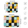 thumbnail image 4 of Yayeee Dish Drying Mat for Kitchen Counter 16"x18" Microfiber Absorbent Pad, Yellow Checkered Pattern, 4 of 7