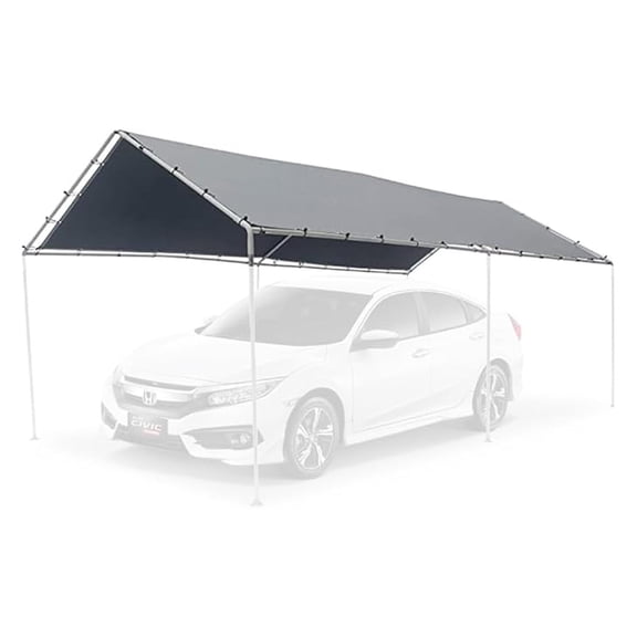 Silver Replacement Tarp, fits 10-Feet 8-Inch by 20-Feet A-Frame