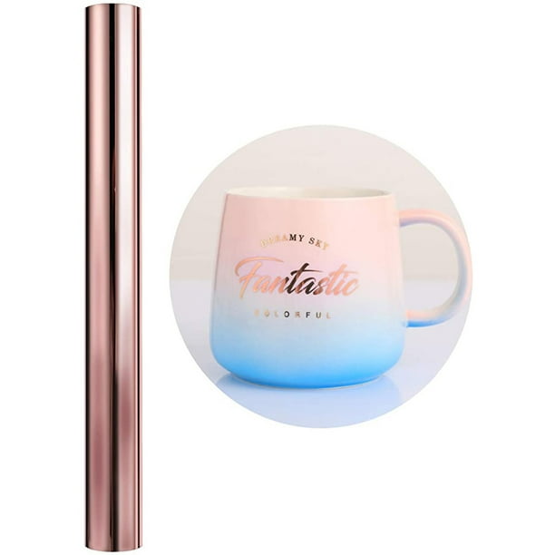 Rose Gold Permanent Adhesive Self Adhesive Vinyl Roll For Cricut, Decal