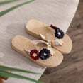 thumbnail image 2 of Otqutp Kids Boys Girls Flip Flops Cute Floral Decor Quick-Dry Beach Pool Thong Sandals Non-slip Soft Sole Open Toe Slippers, 2 of 9