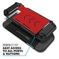 thumbnail image 3 of Switch Protective Case, Aluminum Alloy Hard Shell Anti Scratch Shockproof Cover Case for Switch Console and Joy-Con Controller, Red, 3 of 8