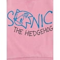 thumbnail image 3 of SEGA Sonic The Hedgehog Fleece Oversized Drop Shoulder Sweatshirt Little Kid to Big Kid, 3 of 5
