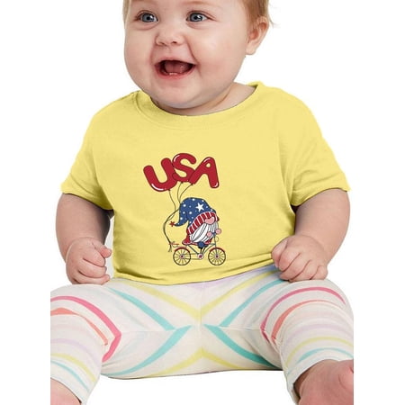 Usa Gnome W Balloons T-Shirt Infant -Image by Shutterstock 18 Months